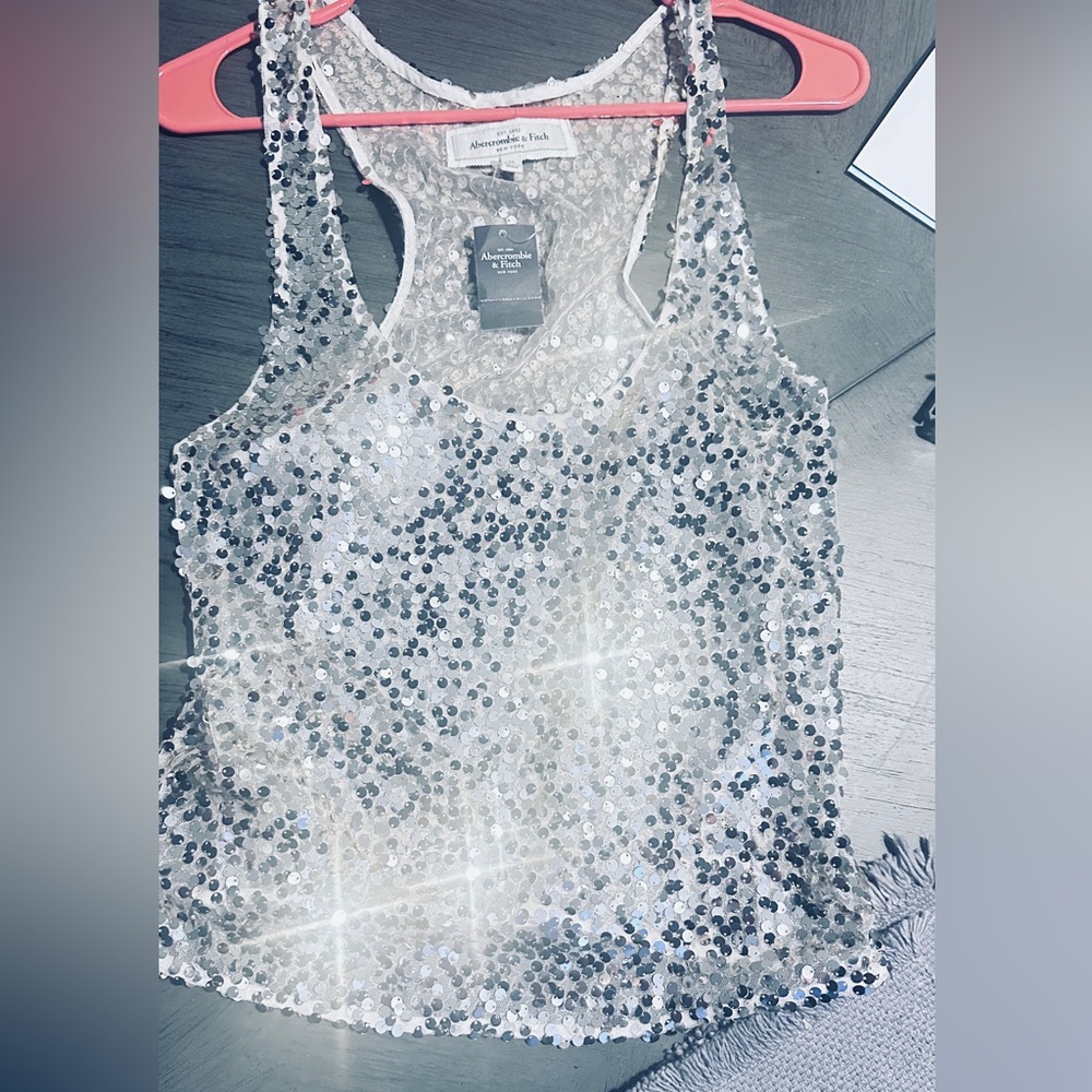 Abercrombie & Fitch sequined cami